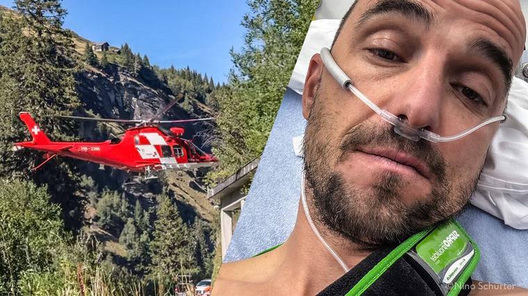 Opvallend "Pensioen is gevaarlijk": mountainbikelegende Nino Schurter geëvacueerd uit bergen na val met ... step