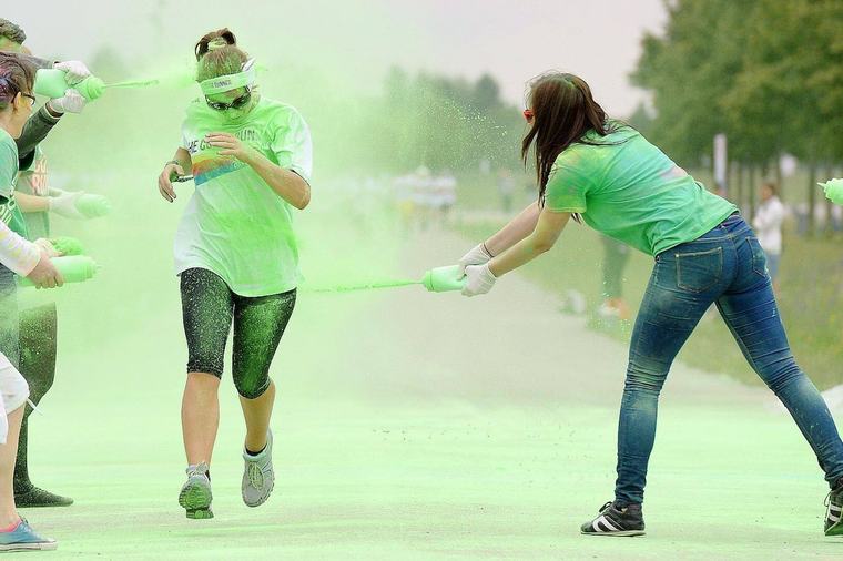 Une Color Fun Run débarque à Mons : 5 km, aucun chrono... Et beaucoup de couleurs !