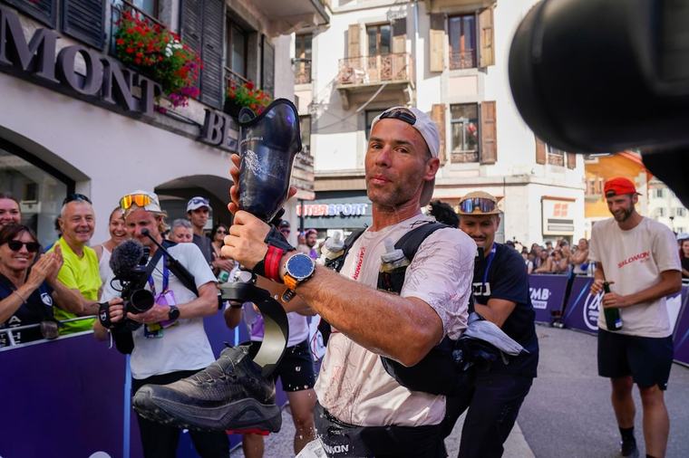 Julien Veysseyre, premier amputé tibial à terminer l’UTMB : “Dans ma tête, j’étais à 98 % sûr d’abandonner”
