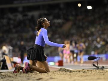 Hink-stap-springster Saliyya Guisse kan niet verrassen op de Memorial