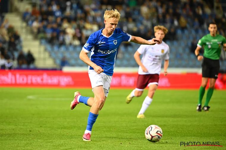 Erenbjerg spreekt duidelijke titelambitie uit bij Genk: "Het doel is om mee te doen voor de hoogste plaatsen"