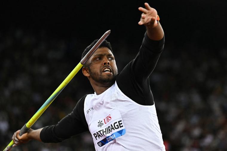 Les nouvelles stars de l’athlétisme : Rumesh Pathirage (Sri Lanka) est passé du cricket au lancer du javelot