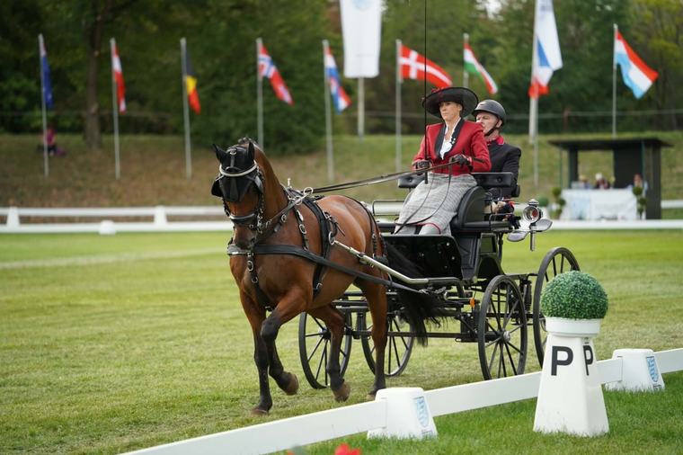 Mennen Laure Philippot pakt leiding na eerste dressuurdag op WK in München