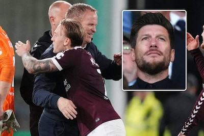 Onder het goedkeurend oog van Sébastien Pocognoli: Wouter Vrancken en Hearts winnen beladen derby en zijn zeven matchen op rij ongeslagen