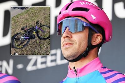 “Dit had veel erger kunnen aflopen”: Dylan Groenewegen op training aangereden door motor