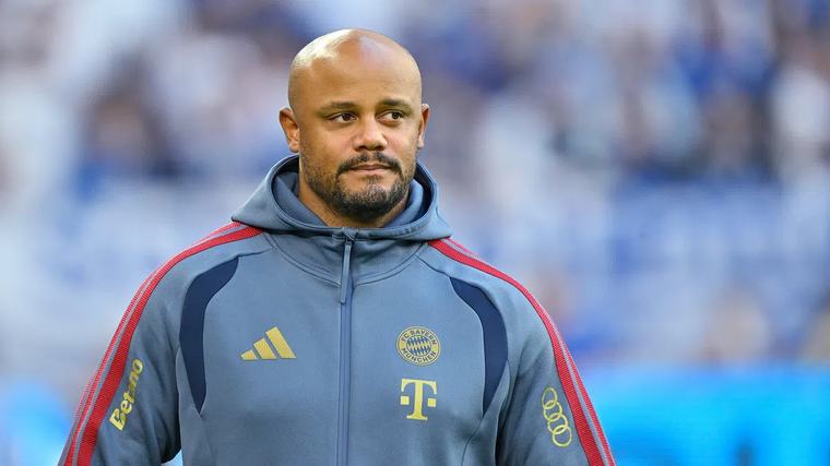 Kompany begroet oude bekende Vanden Borre langs de zijlijn