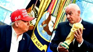 Trump zet FIFA-voorzitter Infantino centraal terwijl relaties met Canada en Mexico onder druk staan