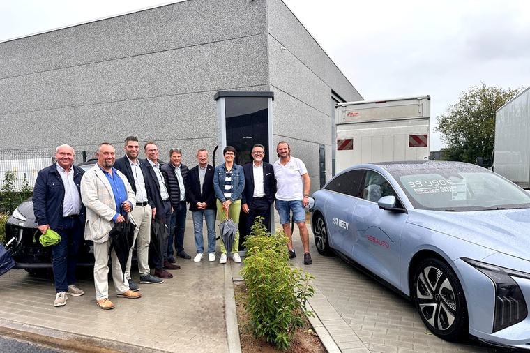Une station de recharge ultrarapide, accessible à tous, inauguré sur le site de DEI à Herseaux: Partenaires publics et et privés se sont associés